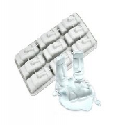 西方文化硅膠冰格，復(fù)活節(jié)石像制冰模型_硅膠廚