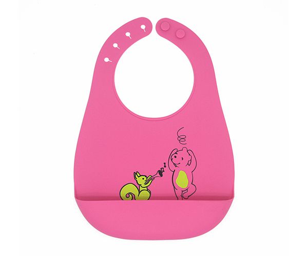 免洗幼兒硅膠口水兜，嬰兒衣物防臟圍兜