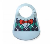 幼兒硅膠圍嘴，嬰兒吃飯防漏兜